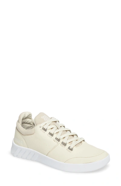 Shop K-swiss Aero Trainer Sneaker In Vanilla Ice/ White