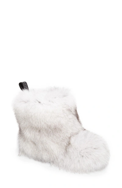 Shop Jimmy Choo Dalton Genuine Fox & Rabbit Fur Bootie In White