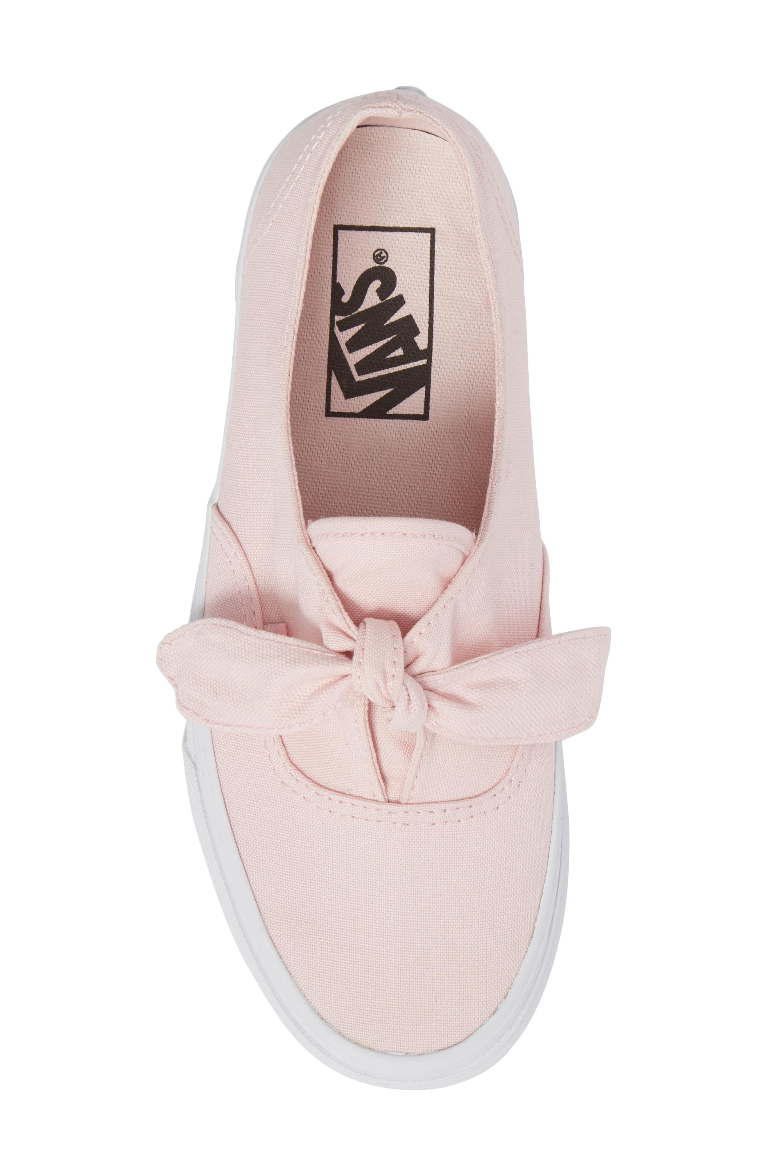 vans authentic knotted pink