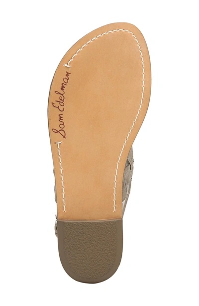 Shop Sam Edelman Glade Sandal In Putty Suede