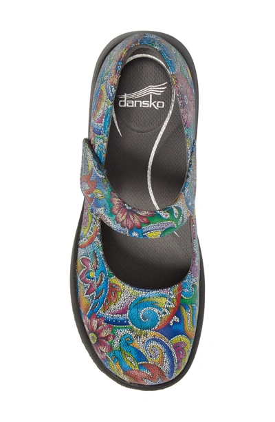 Shop Dansko Willa Mary Jane In Mosaic Leather