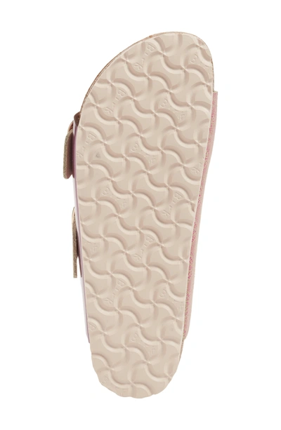 Shop Birkenstock Arizona Big Buckle Sandal In Ceramic Rose Leather