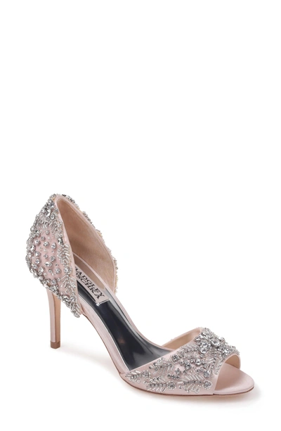 Shaina D orsay Sandal In White Satin