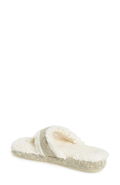 Shop Acorn 'ragg' Spa Slipper In Grey Fabric