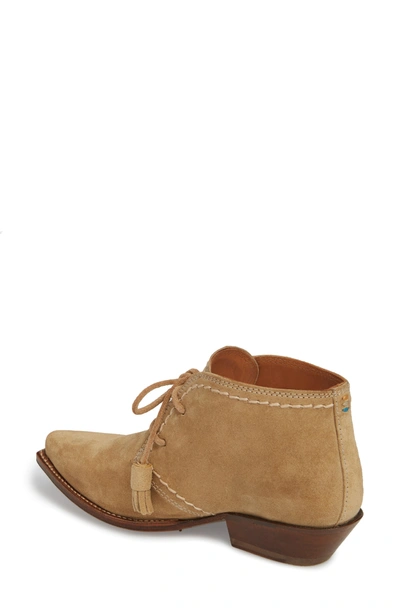 Shop Ariat Javea Bootie In Taupe Suede