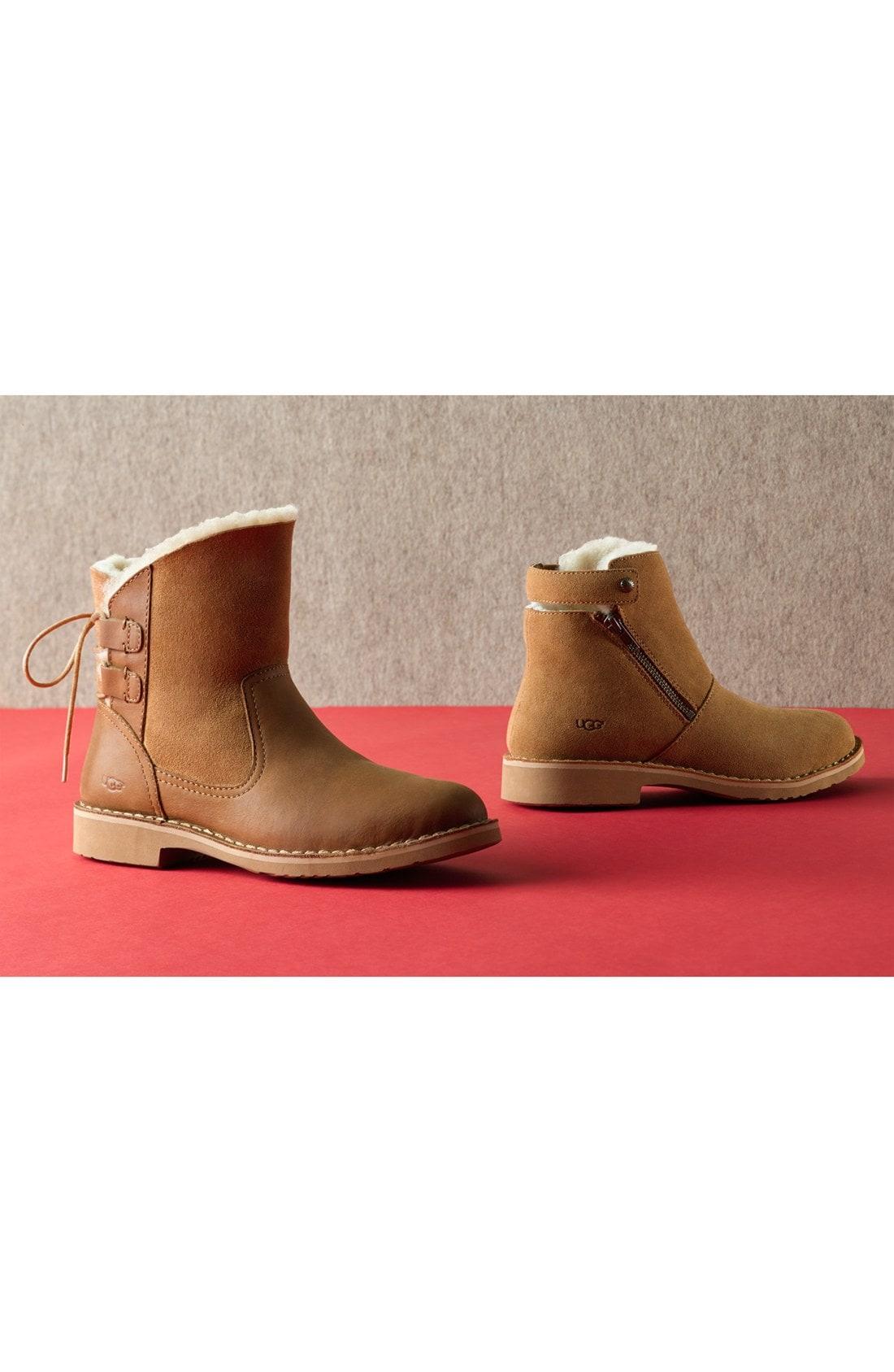 ugg naiyah genuine shearling boot
