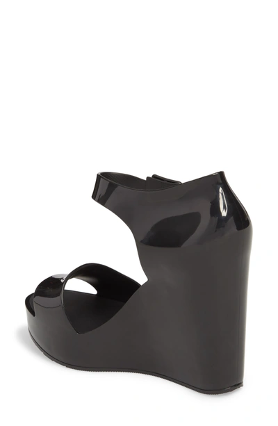 Shop Melissa Mar Platform Wedge Sandal In Black