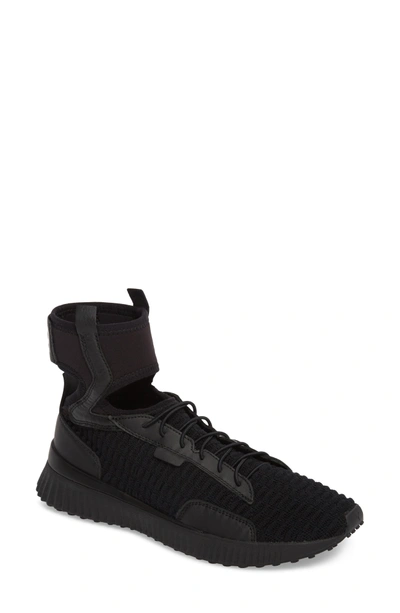 Shop Puma By Rihanna High Top Sneaker In Black/ White