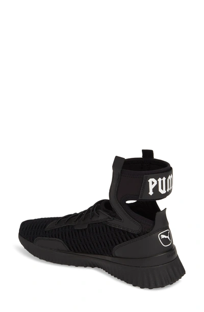 Shop Puma By Rihanna High Top Sneaker In Black/ White