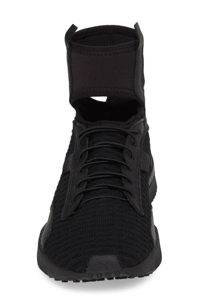 Shop Puma By Rihanna High Top Sneaker In Black/ White