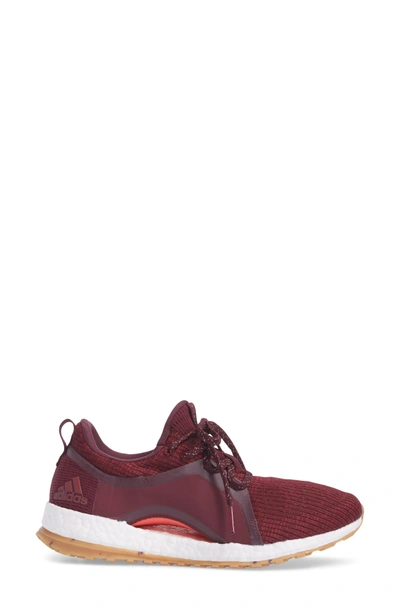 Shop Adidas Originals Pureboost X Atr Running Shoe In Red Night/ Ruby/ Easy Coral