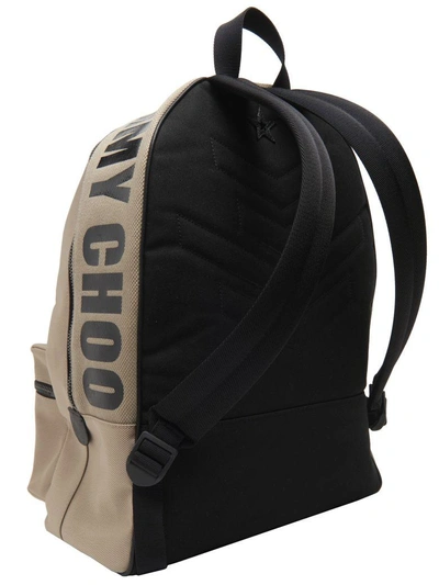 Shop Jimmy Choo Backpack In Beige