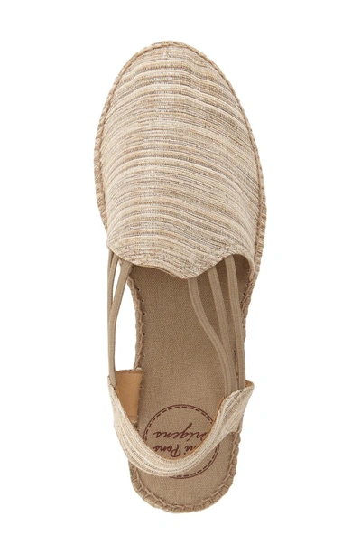 Shop Toni Pons 'noa' Espadrille Sandal In Stone Fabric