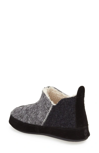 Shop Acorn 'forest' Bootie Slipper In Grey Wool