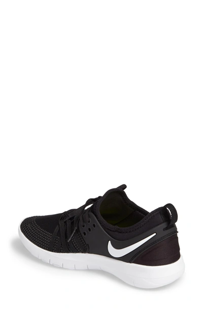 Shop Nike Free Tr 7 Training Shoe In Black/ White
