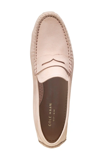 Shop Cole Haan Rodeo Penny Driving Loafer In Canyon Rose Nubuck
