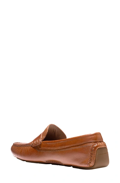 Shop Cole Haan Rodeo Penny Driving Loafer In Luggage Leather