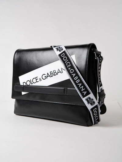 Shop Dolce & Gabbana Messenger In Hniblack