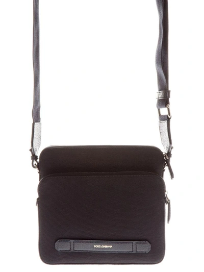 Shop Dolce & Gabbana Shoulder Bag In Leather In Black
