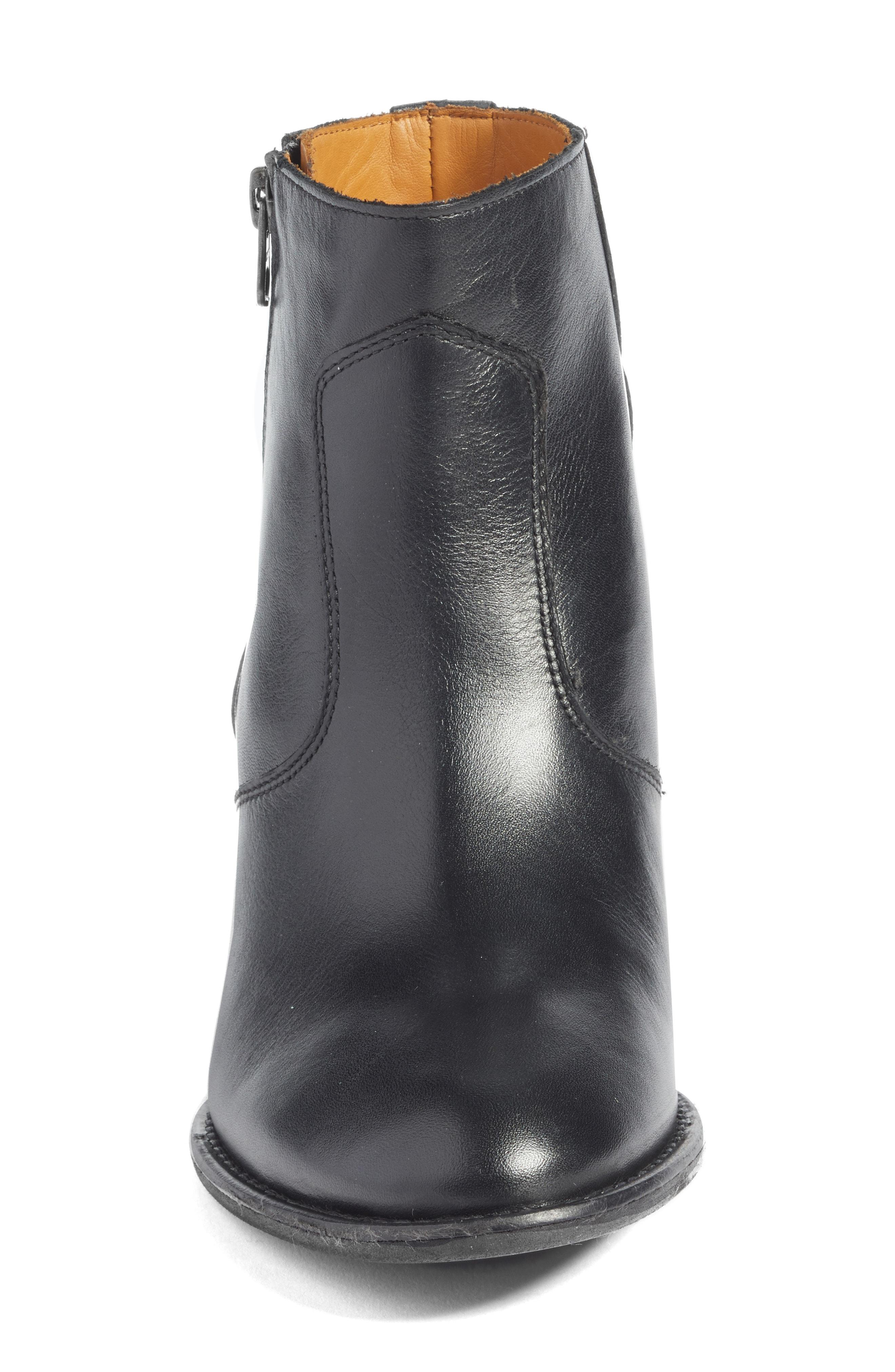 hunter refined zip boot leather