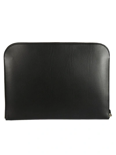 Shop Alexander Mcqueen Classic Clutch Bag In Black
