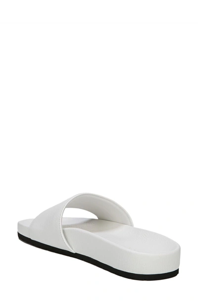 Shop Vince Gavin Slide Sandal In White