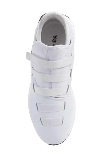 Shop Y-3 Zazu Strappy Sneaker In White / Sheer Grey