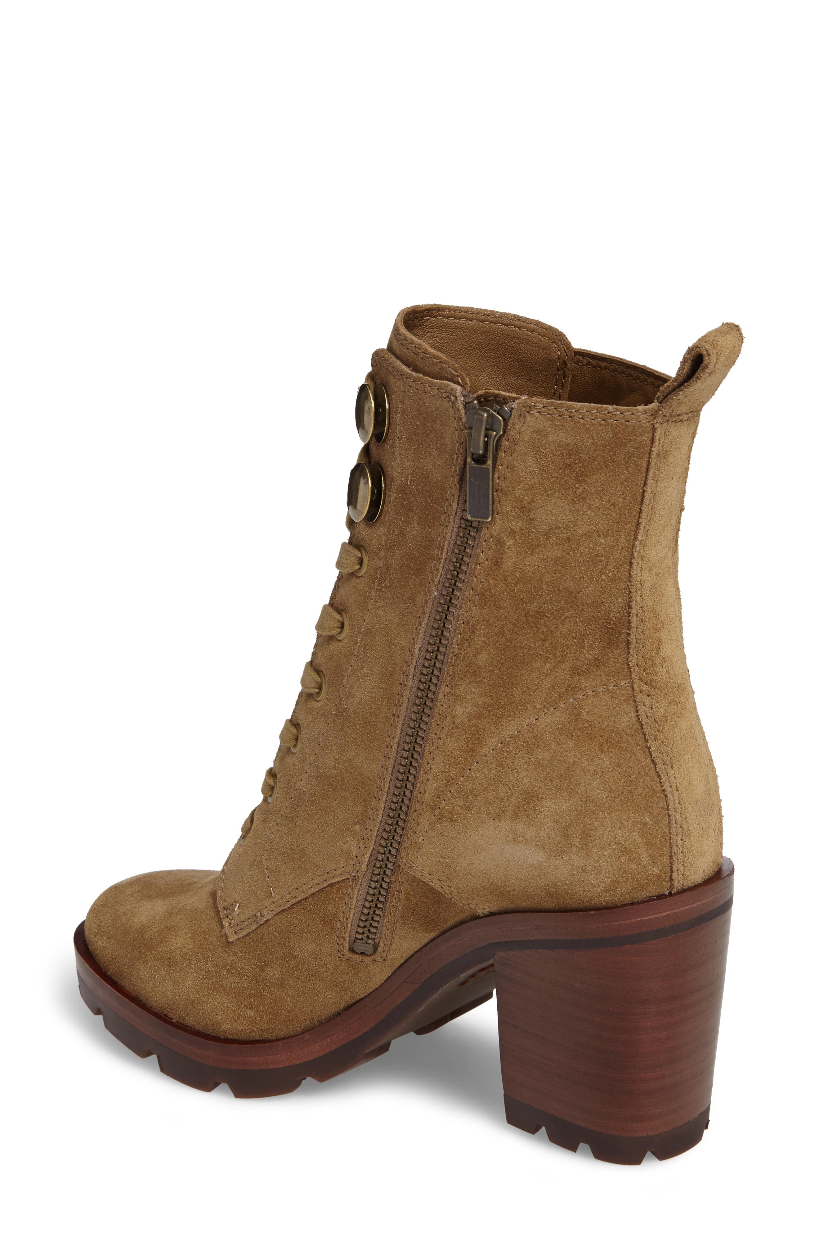 frye myra lug combat boot