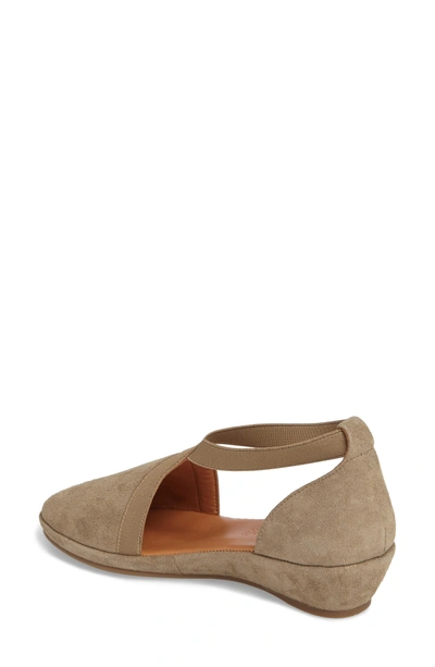 Shop Gentle Souls By Kenneth Cole Natalia Wedge In Camel Leather
