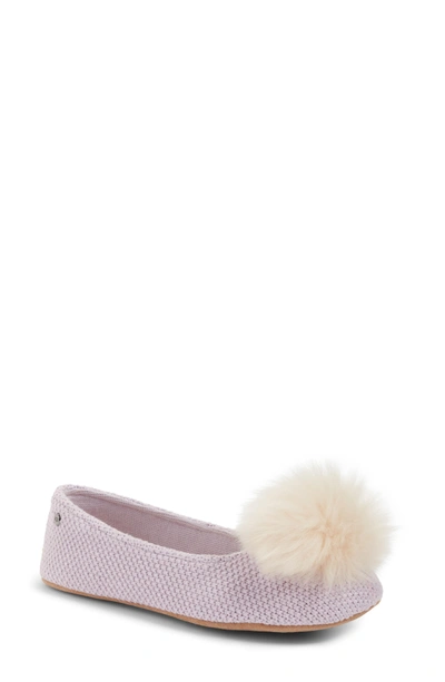 Ugg Andi Pompom Slipper In Lavender Fog | ModeSens