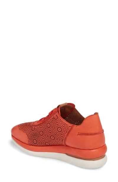 Shop Gentle Souls By Kenneth Cole Raina Ii Sneaker In Orange Leather