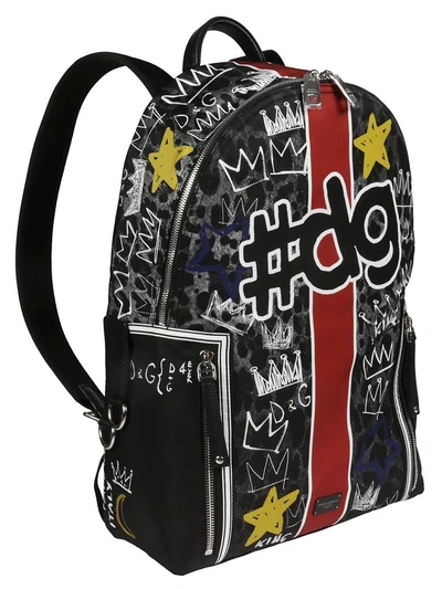 Shop Dolce & Gabbana Graffiti Backpack