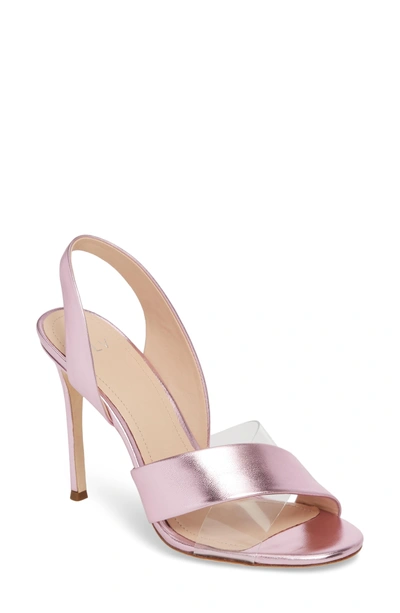 Shop Pour La Victoire Elly Slingback Sandal In Orchid Leather