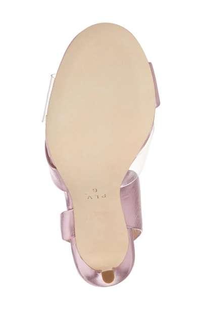 Shop Pour La Victoire Elly Slingback Sandal In Orchid Leather