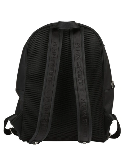 Shop Philipp Plein Backpack In Black-nickel