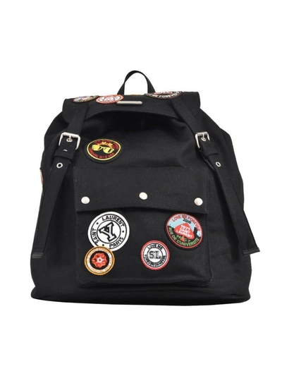 Shop Saint Laurent Noe Black Backpack