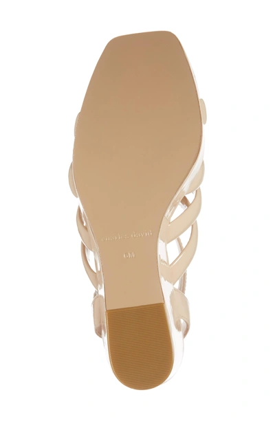 Shop Charles David Judy Platform Sandal In Nude Leather