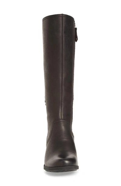 Shop Teva Foxy Waterproof Boot In Black Leather