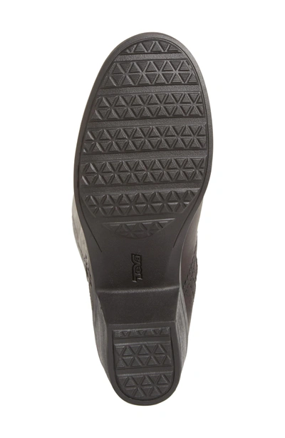 Shop Teva Foxy Waterproof Boot In Black Leather