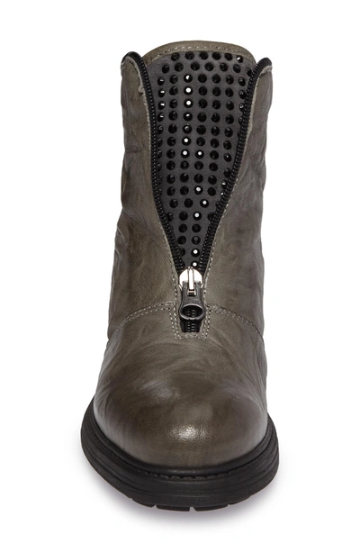 Shop Sheridan Mia Sheridan Bling Bootie In Charcoal Leather