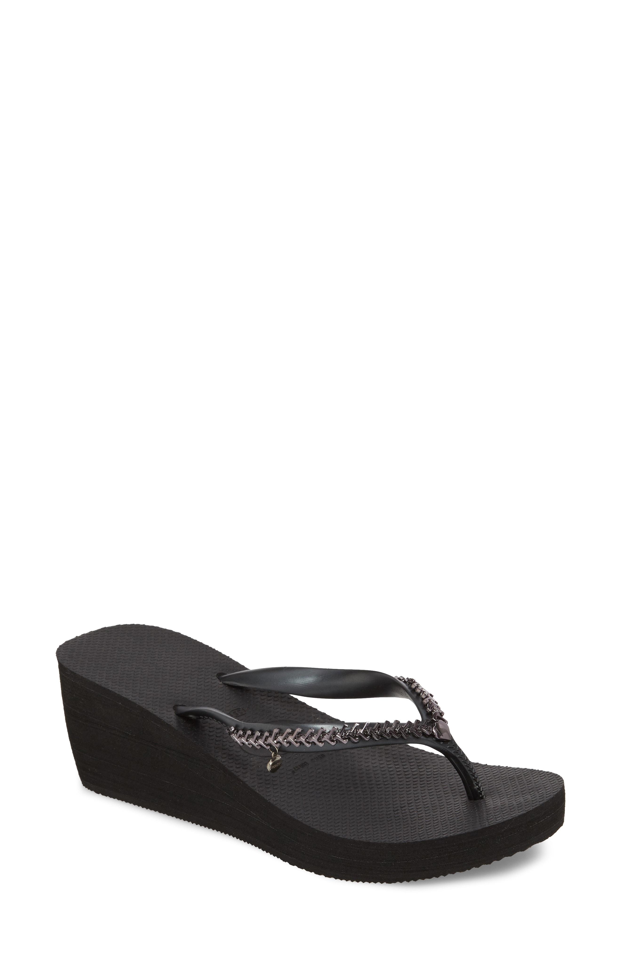 black wedge havaianas