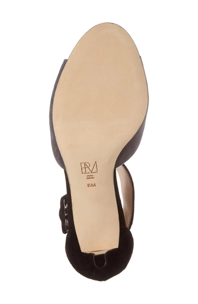 Shop Pelle Moda 'berlin' Sandal In Steel/ Black Leather