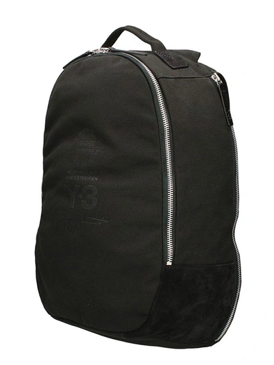 Shop Y-3 Street Black Cotton Backpack
