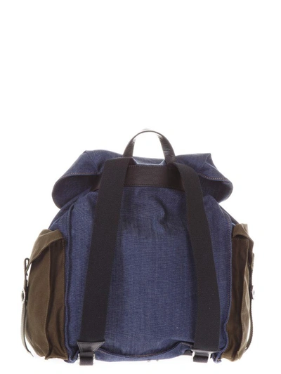 Shop Dsquared2 Cotton Denim Backpack