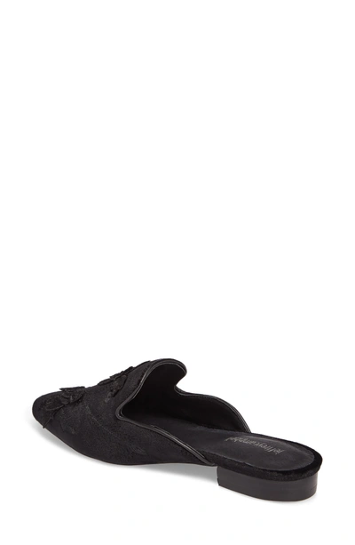 Shop Jeffrey Campbell Claes Applique Loafer Mule In Black Velvet