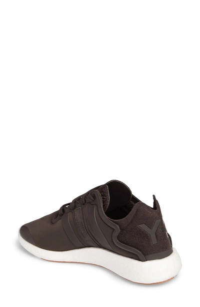 Shop Y-3 Yohji Run Sneaker In Black Olive/ White