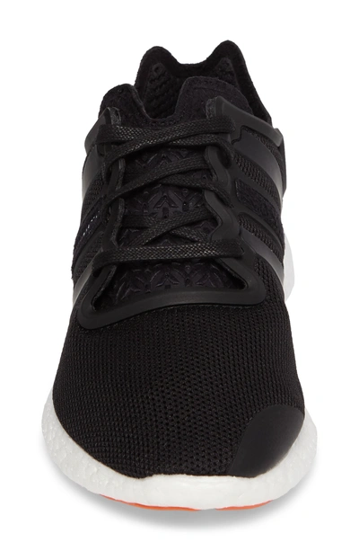 Shop Y-3 Yohji Run Sneaker In Core Black/ White