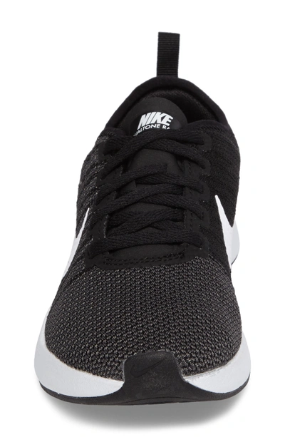 Shop Nike Dualtone Racer Running Shoe In Black/ White/ Dark Grey