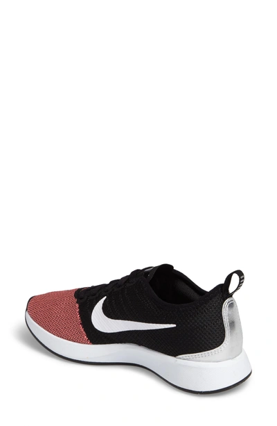 Shop Nike Dualtone Racer Running Shoe In Solar Red/ Black/ Light Brown