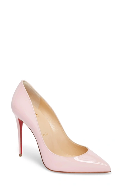 Shop Christian Louboutin 'pigalle Follies' Pointy Toe Pump In Pompadour